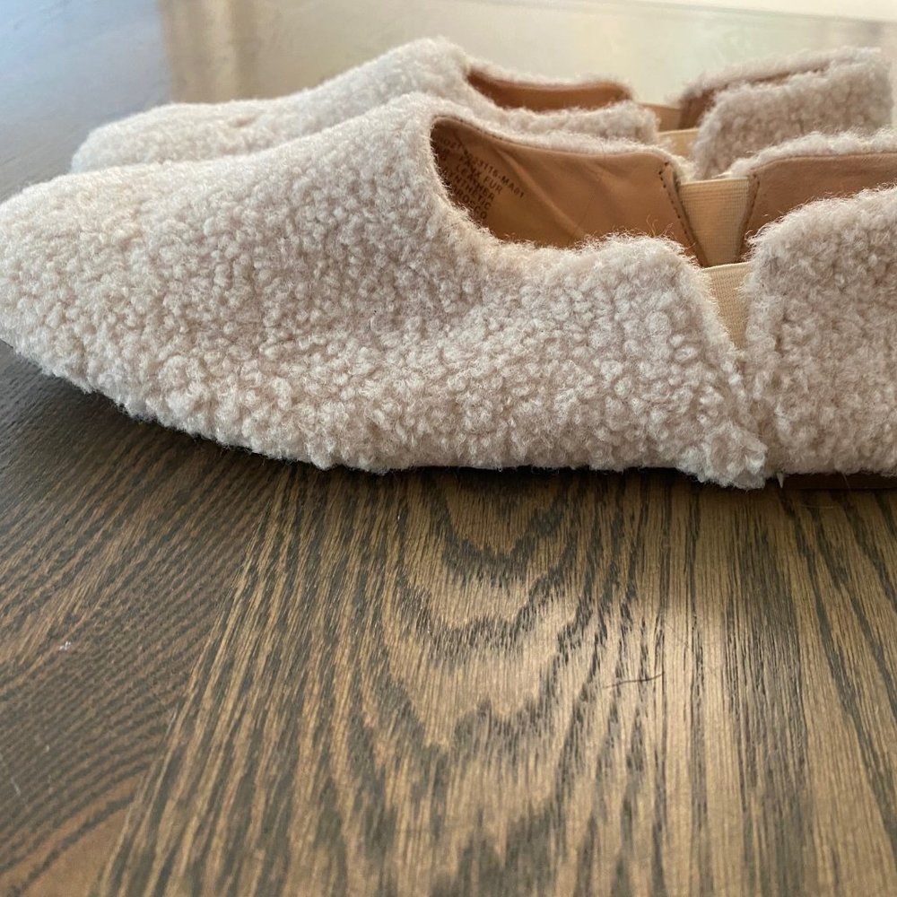 Jcrew Sherpa Flats Size 9 NWOT